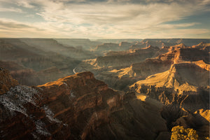 Sunny Grand Canyon National Park panorama.