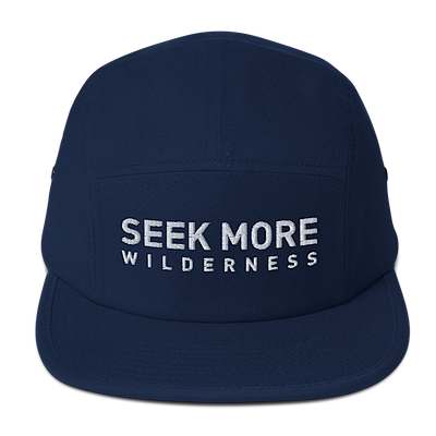 5-Panel Seek More Wilderness Hat - Front