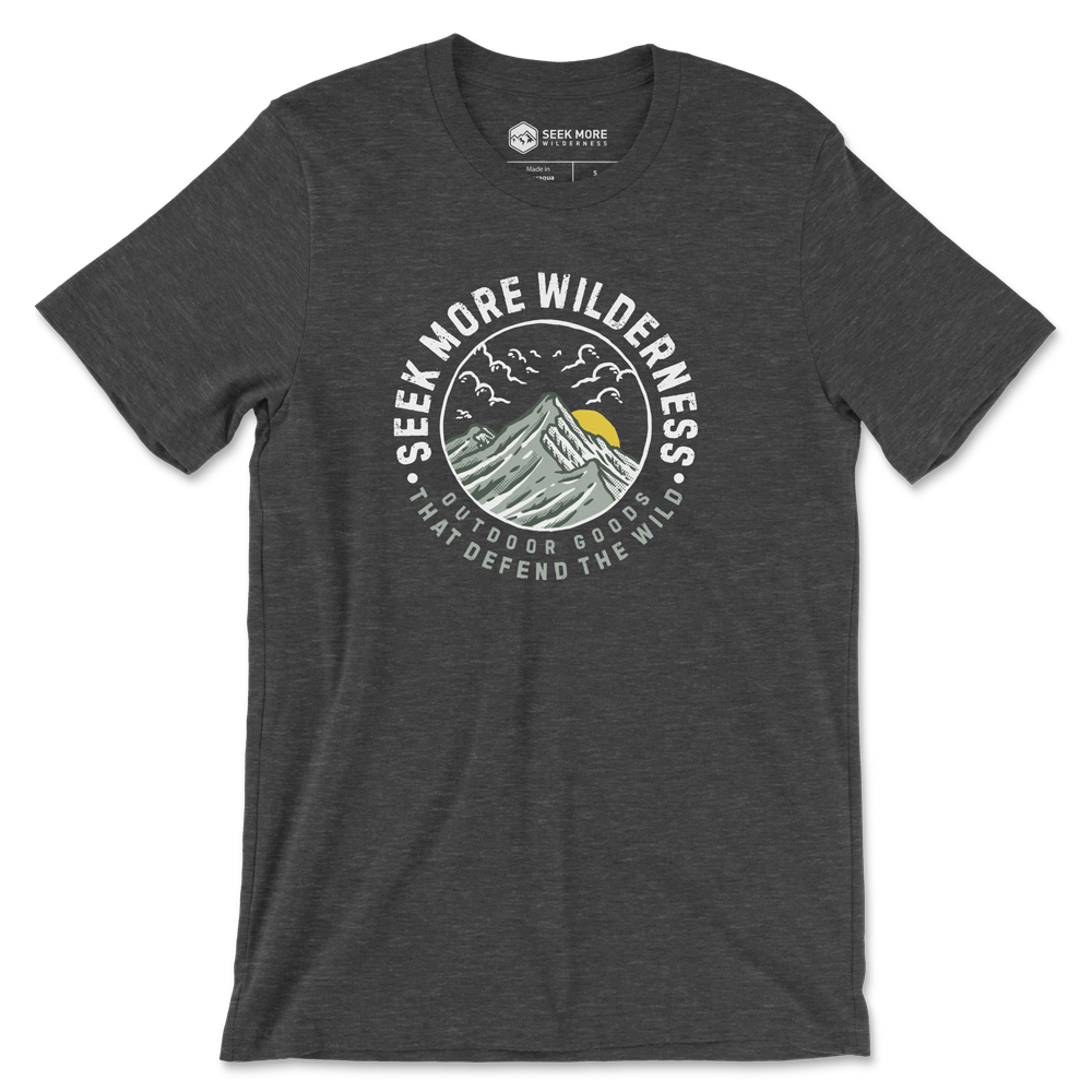 Mountain Sunset T-shirt - Seek More Wilderness