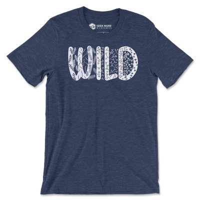 Wild Flora T-shirt Heather Orchid - Seek More Wilderness
