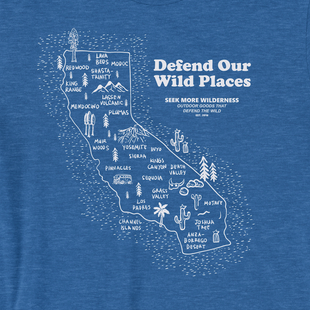 Defend California's Wild Places T-shirt