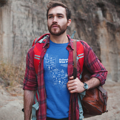 Defend California's Wild Places T-shirt | Seek More Wilderness