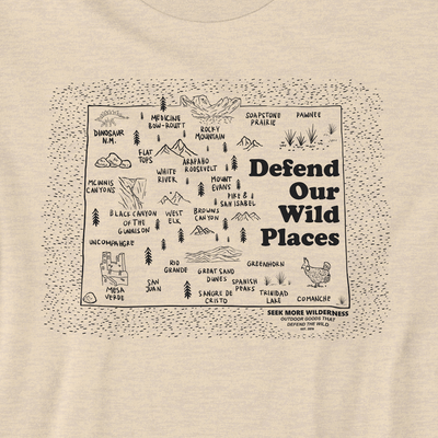 Defend Colorado's Wild Places T-shirt