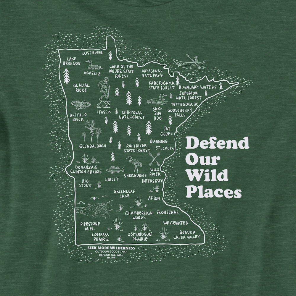 Defend Minnesota's Wild Places T-shirt