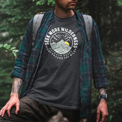 Mountain Sunset T-shirt at Forest - Seek More Wilderness