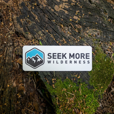 Seek More Wilderness Sticker