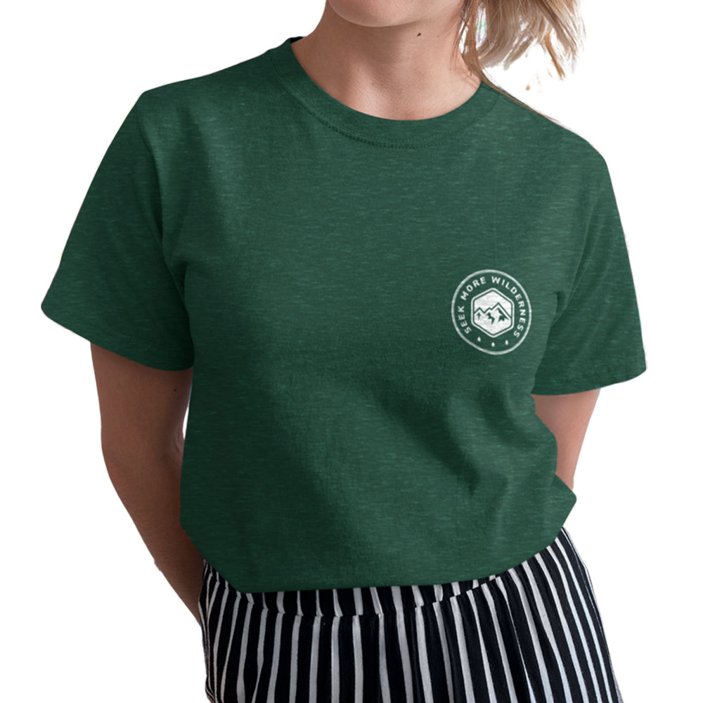 Trail T-shirt - Heather Forest | Seek More Wilderness