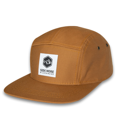 Wild 5 Panel Hat - Khaki | Seek More Wilderness