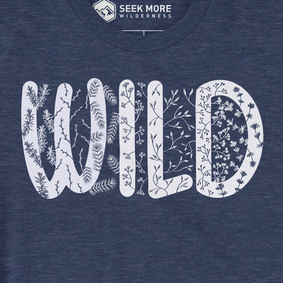 Wild Flora T-shirt Closeup
