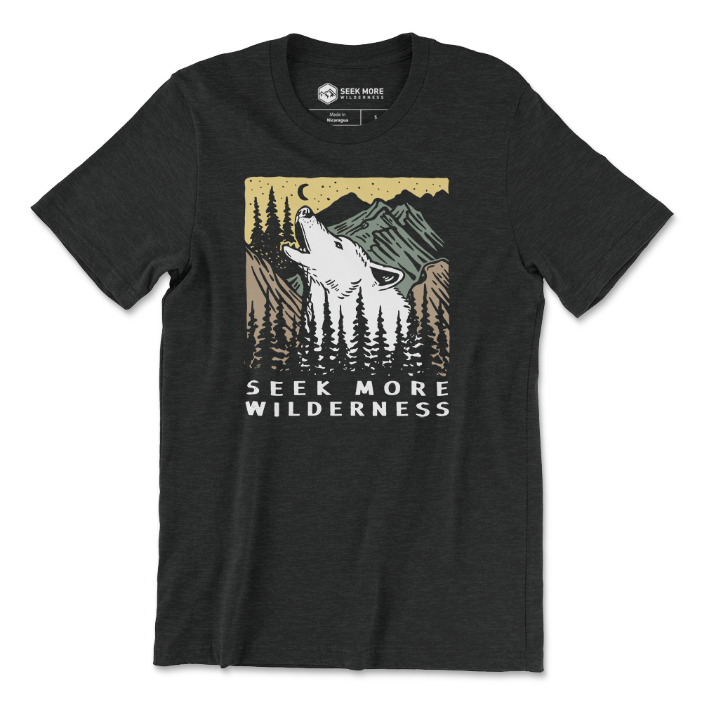 Wolf T-shirt - Seek More Wilderness
