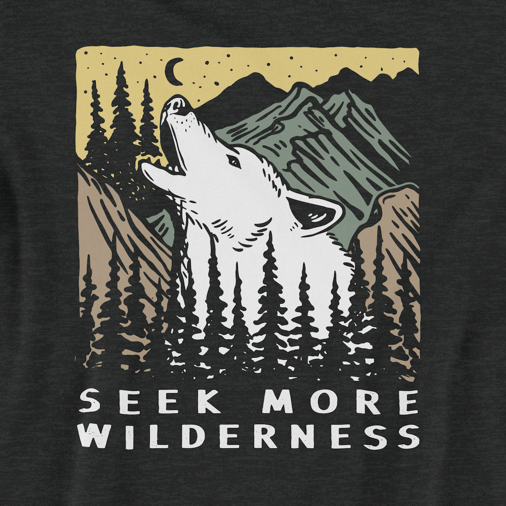 Wolf T-shirt Closeup